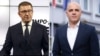 Претседателите на ВМРО- ДПМНЕ и СДСМ, Христијан Мицкоски и Димитар Ковачевски 