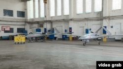 Беспилотники «Байрактар ТБ-2» в ангаре Вооруженных сил Украины, октябрь 2021 г.