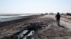Ушкодження Чонгарського мосту внаслідок попередніх обстрілів
