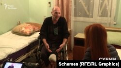 Житель селища Чкаловське на Харківщині Сергій Азов, який підірвався на міні