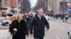 Poslanici Srpske liste u Severnoj Mitrovici na dan glasanja na kosovskim parlamentarnim izborima 9. februara 2025.