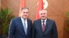 Premijer Republike Srpske Radovan Višković (desno) i ministar ekonomskog razvoja Mađarske Marton Nagy, Banjaluka 5. april 2024