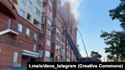 Наслідки попереднього російського удару по Дніпру, який стався 28 червня