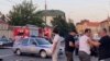 Vatrogasci i policajci na ulicama Mahačkale nakon napada, Dagestan, Rusija, 23. juna 2024.