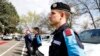 Službenici FRONTEX-a u Skoplju, 20. aprila 2023.