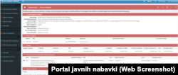 Skrinšot ugovora s kompanijom RAD 028 za radove na Zdravstvenom centru u Severnoj Mitrovici