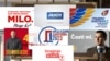 Campaign for the presidential elections in Montenegro in 2023, graphics