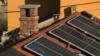 Mostar, Bosnia and Herzegovina --Solar panels on the roof of a house