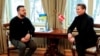Володимир Зеленський і Метте Фредеріксен під час зустрічі в Осло, грудень 2023 року