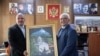 Predsjednik Opštine Pljevlja Dario Vraneš i predsjednik Skupštine Andrija Mandić u Pljevljima, mart 2024.