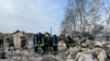 Наслідки влучання російської ракети по поминальному обіду в селі Гроза в Харківській області, жовтень 2023 року