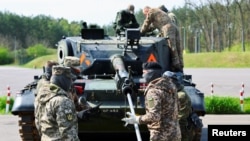 Leopard 1A5 ტიპის ტანკი. გერმანია, 2023 წლის მაისი