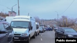 Մեքենաները մնացել են Ստեփանակերտ-Գորիս ճանապարհին, 13-ը դեկտեմբերի, 2022թ․