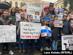 Rusi u Tbilisiju organizovali su antiratni skup 26. novembra 2022.