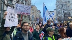 Demonstranti u Beogradu pozvali na prekid ruske agresije