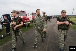 Один з ватажків заворушень 2014 року Павло Губарєв на місці падіння Боїнгу МН17