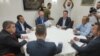 Координатори на пратенички групи и претставници на владата во Клубот на пратениците на дебата за документите од францускиот предлог