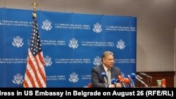 Специјалниот пратеник на САД за Западен Балкан Габриел Ескобар, Белград, 26.08.2022.