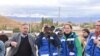 Armenia - An advance team of EU monitors visits a border village in Gegharkunik province, October 18, 2022