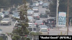 Шаҳри Қӯрғонтеппа. Акс аз бойгонии Радиои Озодӣ