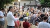 Lider Dveri Boško Obradović, na jednom od protesta u Kragujevcu, iz juna 2019. godine 