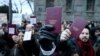 Studenti drže indekse na protestu ispred zgrade Ustavnog suda u Beogradu, 12. januar 2025.