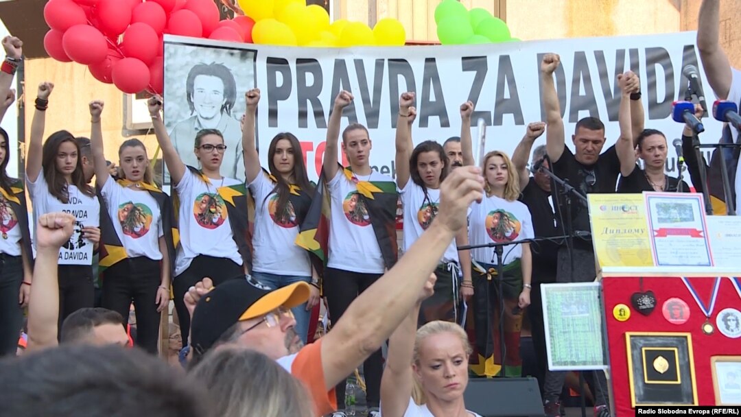Sa protesta "Pravda za Davida", juli 2018.