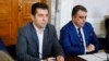 Кирил Петков (вляво) и Асен Василев, лидери на „Продължаваме промяната“. Снимката е архивна.