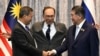 Malaysia - Agread ceasefire between Thailand and Cambodia in Putrajaya, Malaysia, Monday, July 28, 2025.