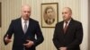 Кандидатът за премиер Росен Желязков и президентът Румен Радев