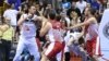 Tuča u finalu plej-ofa Srbije između Crvene zvezde i Partizana
Courtesy: Nenad Negovanovic/Sportski zurnal