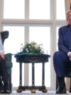 Урсула фон дер Лейен ва Доналд Трамп 