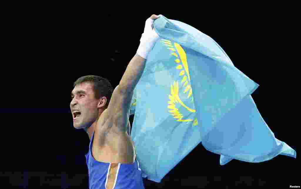 Боксер Серик Сапиев стал чемпионом лондонской Олимпиады в 2012 году. Он выступал в категории 69 килограммов 