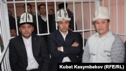 Камчыбек Ташиев, Садыр Жапаров и Талант Мамытов. 2012 год.