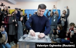 Голосование Владимира Зеленского.