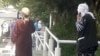 В Туркменистане ношение масок в общественных местах является обязательным. Ашхабад 