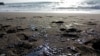 Ukraine, Crimea - Sudak coast polluted by fuel oil, 28Nov2016