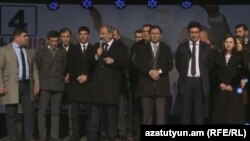 Никол Пашинян в Арарате