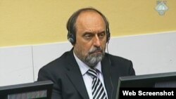 Goran Hadžić u sudnici, oktobar 2013.
