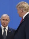 Президент США Дональд Трамп и президент России Владимира Путина на саммите G20, ноябрь 2018 года