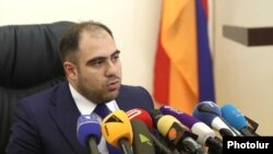 Заместитель министра территориального управления и инфраструктур Акоп Варданян, Ереван, 10 июля 2019 г.