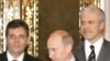 Vojislav Koštunica, Vladimir Putin i Boris Tadić u Kremlju, 25. januara 2008
