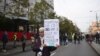 Serbia -- Group Do not let Belgrade drown protest "Against state crime" in front of the Republic Public Prosecutor's Office in Belgrade, October 16, 2021.