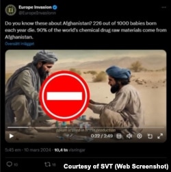 Objava video klipa čiji je narator bila Belgin Kok a koji upozorava na opasnost od Avganistanskih imigranata. Autor je lažno predstavljen kao "Alissa". Mart 2024.