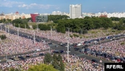  Беларусь - Протесты после президентских выборов в Беларуси. Минск, 16 августа 2020 г.