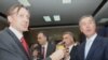 Lideri stranaka vladajuće koalicije, SDP-a Ranko Krivokapić i DPS-a Milo Đukanović
