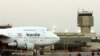 Iran - A Boeing 747 of Iran's national airline is parked at Mehrabad International airport in Tehran, June 2003.