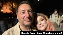 Boris Kagarlitski i njegova ćerka Ksenija.