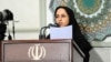 Sahar Mehrabi, a student, gave a speech on the present problems in Iran in a meeting with Ali Khamenei