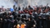 Armenia - Police arrest opposition leader Nikol Pashinian during a demonstration in Yerevan, 22 April 2018.